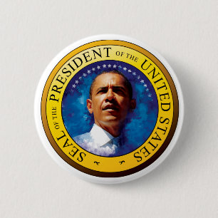 Badge Rond 5 Cm Bouton de joint du Président Barack Obama