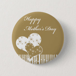Badge Rond 5 Cm Bouton de jour de mères