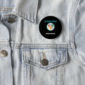 Badge Rond 5 Cm Bouton de jour de Pangea (En situation)