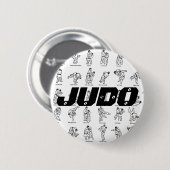 Badge Rond 5 Cm Bouton de JUDO (Devant & derrière)
