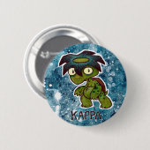 Badge Rond 5 Cm Bouton de Kappa (Devant & derrière)