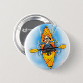 Badge Rond 5 Cm Bouton de kayak de Khat (Devant & derrière)