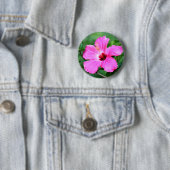 Badge Rond 5 Cm Bouton de ketmie (En situation)