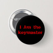 Badge Rond 5 Cm bouton de keymaster (Devant & derrière)