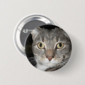 Badge Rond 5 Cm Bouton de Kitty (Devant & derrière)