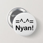 Badge Rond 5 Cm Bouton de Kitty Nyan (Devant & derrière)
