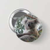 Badge Rond 5 Cm Bouton de koala (Devant & derrière)