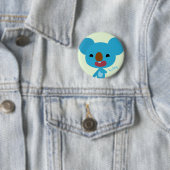Badge Rond 5 Cm Bouton de koala de Qkids Koby (En situation)