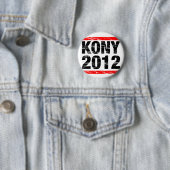 Badge Rond 5 Cm Bouton de Kony 2012 (En situation)