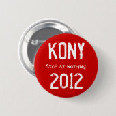 Badge Rond 5 Cm Bouton de Kony 2012 (Devant & derrière)