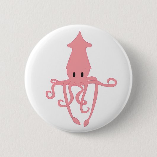 Badge Rond 5 Cm Bouton de Kraken (Devant)