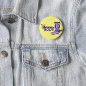 Badge Rond 5 Cm Bouton de la botte d'Alzheimer (En situation)