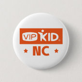 Badge Rond 5 Cm Bouton de la Caroline du Nord VIPKID (Devant)