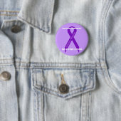 Badge Rond 5 Cm Bouton de la conscience d'Alzheimer (En situation)