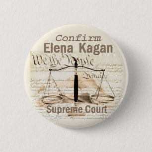 Badge Rond 5 Cm Bouton de la Cour suprême Elena Kagan