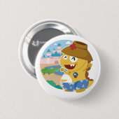 Badge Rond 5 Cm Bouton de la Floride VIPKID (Devant & derrière)