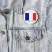 BADGE ROND 5 CM BOUTON DE LA FRANCE (En situation)