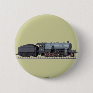 Badge Rond 5 Cm Bouton de la locomotive à vapeur G 12