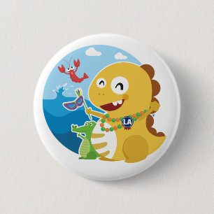 Badge Rond 5 Cm Bouton de la Louisiane VIPKID