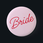Badge Rond 5 Cm Bouton de la mariée minimale rose pastel<br><div class="desc">Bouton de mariée minimum rose pastel.</div>