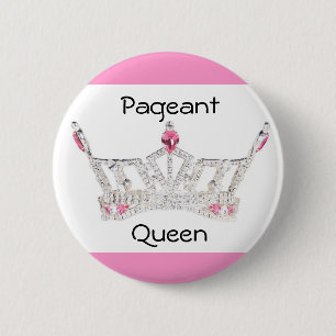 Badge Rond 5 Cm Bouton de la REINE de RECONSTITUTION