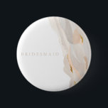 Badge Rond 5 Cm Bouton de la servante Abstraite<br><div class="desc">Ce design romantique et intemporel présente un bouquet floral aux couleurs douces et aux accents botaniques. Tous les aspects de cette conception peuvent être modifiés (police,  taille du texte ou accents floraux déplacés/supprimés) pour répondre à vos besoins. Contactez-moi si vous avez besoin d'aide pour cette conception</div>