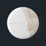 Badge Rond 5 Cm Bouton de la servante Abstraite<br><div class="desc">Ce design romantique et intemporel présente un bouquet floral aux couleurs douces et aux accents botaniques. Tous les aspects de cette conception peuvent être modifiés (police,  taille du texte ou accents floraux déplacés/supprimés) pour répondre à vos besoins. Contactez-moi si vous avez besoin d'aide pour cette conception</div>