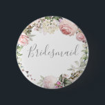 Badge Rond 5 Cm Bouton de la servante du printemps<br><div class="desc">Personnalisé</div>