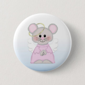 Badge Rond 5 Cm Bouton de la souris d'angélique officinale