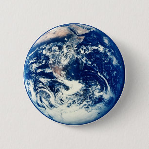 Badge Rond 5 Cm Bouton de la terre
