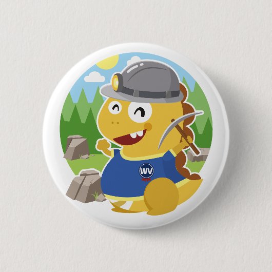 Badge Rond 5 Cm Bouton de la Virginie Occidentale VIPKID (Devant)