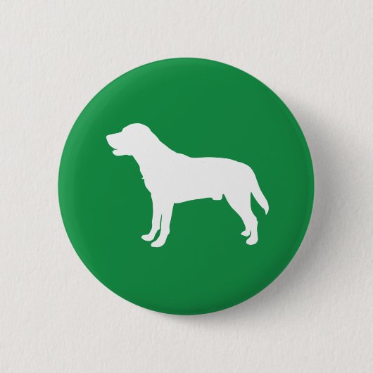 Badge Rond 5 Cm Bouton de Labrador (Devant)