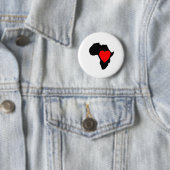 Badge Rond 5 Cm Bouton de l'Afrique d'AMOUR, Afrique, bouton, (En situation)