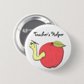 Badge Rond 5 Cm Bouton de l'aide du professeur (Devant & derrière)
