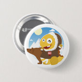 Badge Rond 5 Cm Bouton de l'Alaska VIPKID (Devant & derrière)