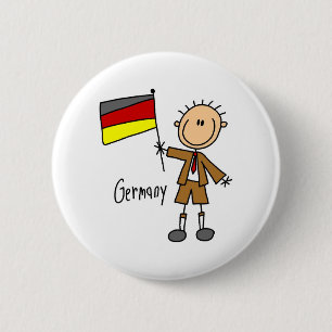 Badge Rond 5 Cm Bouton de l'Allemagne