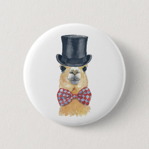 Badge Rond 5 Cm Bouton de lama