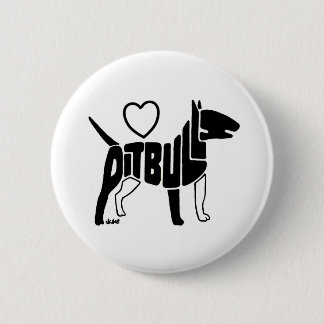 BADGE ROND 5 CM BOUTON DE L'AMOUR PITBULLS