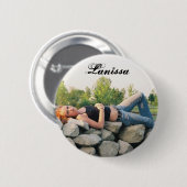 Badge Rond 5 Cm Bouton de Lanissa (Devant & derrière)