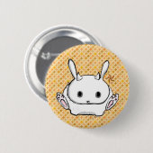 Badge Rond 5 Cm Bouton de lapin (Devant & derrière)