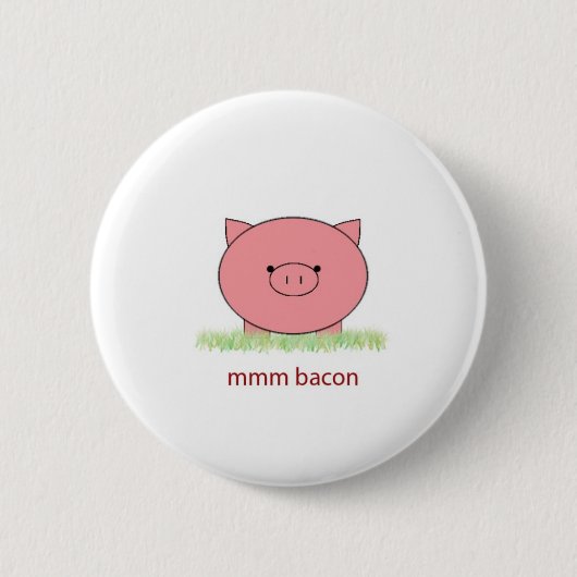 Badge Rond 5 Cm Bouton de lard (Devant)