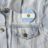 Badge Rond 5 Cm Bouton de l'Argentine (En situation)
