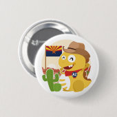 Badge Rond 5 Cm Bouton de l'Arizona VIPKID (Devant & derrière)