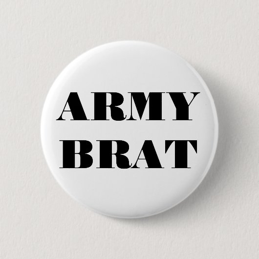 Badge Rond 5 Cm Bouton de l'armée (Devant)