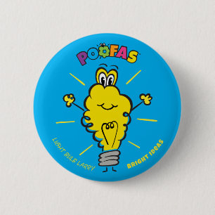 Badge Rond 5 Cm Bouton de Larry d'ampoule