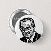 Badge Rond 5 Cm Bouton de LBJ (Devant & derrière)