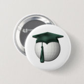 Badge Rond 5 Cm Bouton de leçons de golf (Devant & derrière)