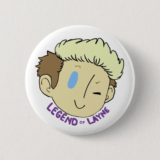 Badge Rond 5 Cm Bouton de LegendOfLayne (Devant)