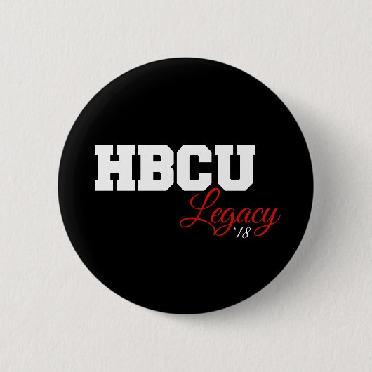 Badge Rond 5 Cm Bouton de legs de 2018 HBCU (Devant)