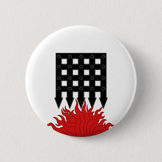 Badge Rond 5 Cm Bouton de l'emblème de la populace Hellsgate (Devant)